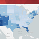 DeepSolar map of solar panel usage across the United States.
